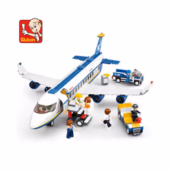City Cargo Aircraft Plane Storage Airport Airbus Airplane Avion Technical - 463pcs no box