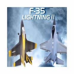 FX935 F35 Fighter RC Airplane 2.4G 4CH EPP Remote Control Plane Warbird - Fx935-Black-1B