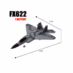 RC Foam Aircraft FX622 FX822 Plane 2.4G Radio Control Glider Remote Control - Fx622
