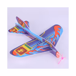 1pc Rubber Band Elastic Powered Aircraft Glider Flying Plane Airplane - B-Random 1pc