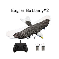 2.4Ghz 2CH RC Aircraft Remote Control Fixed Wing Eagle EPP Foam Glider - 2 battery Set