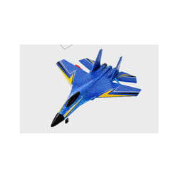 Remote Control Foam Aircraft Land and Air Model Fighter Fixed Wing Glider - Sky Blue