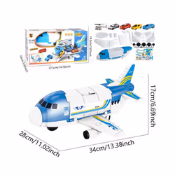 Toy Airplane Transport Plane Toys Simulation Transport Cargo Airplane - Blue, China