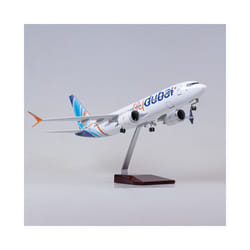 1/85 Scale 47CM Airplane 737MAX B737 MAX Aircraft Fly Dubai Airline W - without light