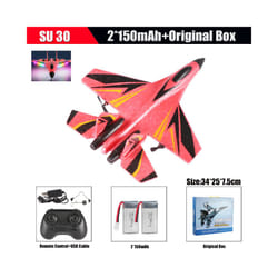 2.4G RC Foam Aircraft SU-35 PlaneRadio Control Glider Remote Control Fighter - China, SU30 RD