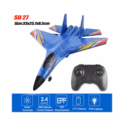 2.4G RC Foam Aircraft SU-35 PlaneRadio Control Glider Remote Control Fighter - China, BU SU-27