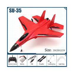 2.4G RC Foam Aircraft SU-35 PlaneRadio Control Glider Remote Control Fighter - China, SU35 Sticker Rev RD