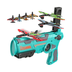 Airplane Toys Boys Outdoor Toys for Kids Ages 4-8 Aircraft Gun Launcher - 4 Planes Set