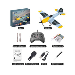 NEW Z61 RC Airplane 2.4GH 4CH 150mm Wingspan 3-Axis One Key U-Turn Aerobatic - Gift Box 1B