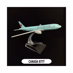 Scale 1:400 Metal Aircraft Model, TURKISH B777 Airplane Diecast Plane - 130.CANADA B777