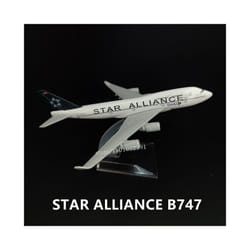 Scale 1:400 Metal Aircraft Model, TURKISH B777 Airplane Diecast Plane - 165. STAR ALLIANCE