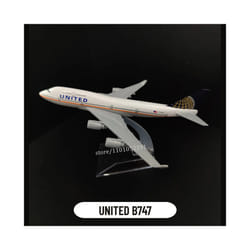 Scale 1:400 Metal Aircraft Model, TURKISH B777 Airplane Diecast Plane - 103.United B747