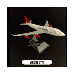 Scale 1:400 Metal Aircraft Model, TURKISH B777 Airplane Diecast Plane - 119.Virgin B747