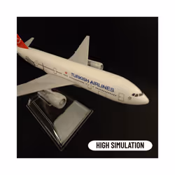 Scale 1:400 Metal Aircraft Model, TURKISH B777 Airplane Diecast Plane - 119.Virgin B747