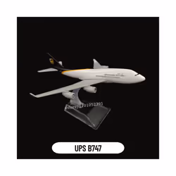 Scale 1:400 Metal Aircraft Model, TURKISH B777 Airplane Diecast Plane - 87.UPS B747