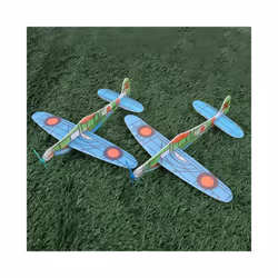 1-5pcs 3D DIY Hand Throw Flying Airplane Toys Glider Planes Foam Aeroplane - 3Pcs Random