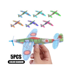 1-5pcs 3D DIY Hand Throw Flying Airplane Toys Glider Planes Foam Aeroplane - 5Pcs Random