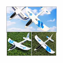 Airplane Foam Foam Airplanes For Kids Toys Gliders Kids Glider Hand Children - Sky Blue