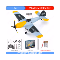 Outdoor RC Aircraft Electric Fixed Wing Glider 2.4G Radio Control RC Plane - Z61 1B Bx