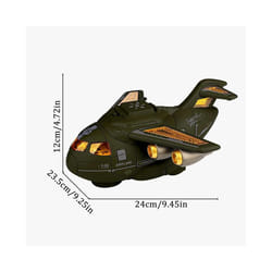 Flying Airplane Toy Musical Toy Plane With Light Children's Birthday Gifts - Green, China