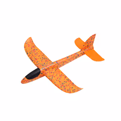 48cm EPP Hand Throw Airplane Launch Reliable Double Hole Empennage Throwing - Orange, China