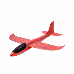 48cm EPP Hand Throw Airplane Launch Reliable Double Hole Empennage Throwing - Red, China