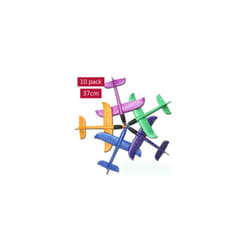 6/10PCS 36CM 48cm Foam Glider Planes Airplanes Hand Throwing Toy Flight - 37cm10pcs no lights