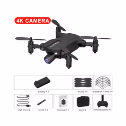 Mini Drone 4K HD Camera WIFI FPV Hight Hold Mode One Key Return Foldable - China, Red
