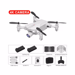 Mini Drone 4K HD Camera WIFI FPV Hight Hold Mode One Key Return Foldable - China, Gold