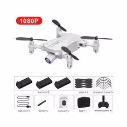 Mini Drone 4K HD Camera WIFI FPV Hight Hold Mode One Key Return Foldable - China, Purple