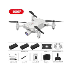 Mini Drone 4K HD Camera WIFI FPV Hight Hold Mode One Key Return Foldable - China, Purple