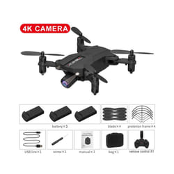 Mini Drone 4K HD Camera WIFI FPV Hight Hold Mode One Key Return Foldable - China, Blue
