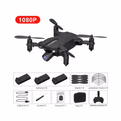 Mini Drone 4K HD Camera WIFI FPV Hight Hold Mode One Key Return Foldable - China, Green