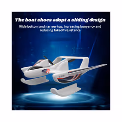 Rc Planes Water Land and Air Waterproof Aircraft Fixed Wing Electric Glider - Single batter aplane