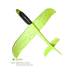 50CM Big Foam Plane Glider Hand Throw Airplane Light Inertial EPP Bubble - 50cm Green, China