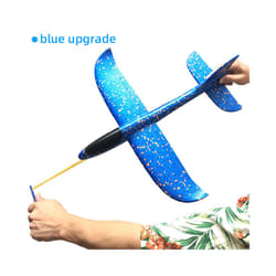 50CM Big Foam Plane Glider Hand Throw Airplane Light Inertial EPP Bubble - 50cm Blue Upgrade, China