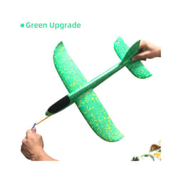 50CM Big Foam Plane Glider Hand Throw Airplane Light Inertial EPP Bubble - 50cm Green Upgrade, China
