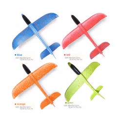 50CM Big Foam Plane Glider Hand Throw Airplane Light Inertial EPP Bubble - 50cm Green Upgrade, China