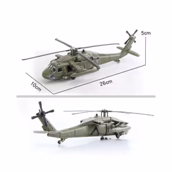 UH-60 Utility Helicopter Simulation Exquisite Diecasts & Toy Vehicles - Black Hawk