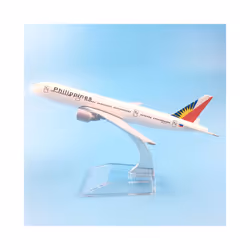 Plane Airplane Model Philippines Boeing 777 Aircraft Model Diecast Metal - Photo Color