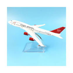 16cm Plane Model Airplane Model Virgin Atlantic Boeing 737 Aircraft Model - Photo Color
