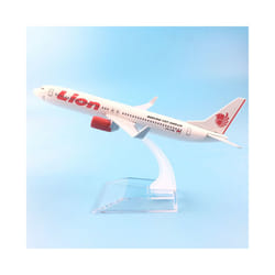 JASON TUTU 16cm Plane Model Airplane Model Lion Boeing 737-900 Aircraft - Photo Color