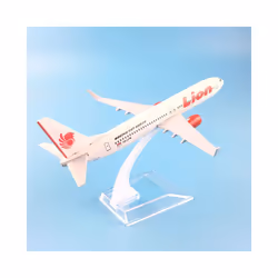 JASON TUTU 16cm Plane Model Airplane Model Lion Boeing 737-900 Aircraft - Photo Color
