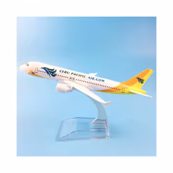 JASON TUTU 16cm Plane Model Airplane Model Cebu Pacific Air Airbus A320 - Photo Color