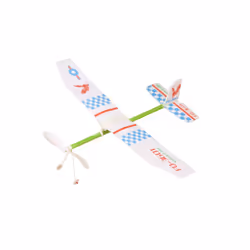 Rubber bands power planes Hand Launch Throwing Foam Inertial Glider Aircraft - 1pcs Random Color