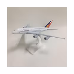 JASON TUTU 20cm Philippines Airbus A380 Plane Model Airplane Model Aircraft - 20CM Philippine a380