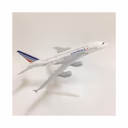 JASON TUTU 20cm Plane Model Airplane Model Air France Airbus A380 Aircraft - 20CM France A380