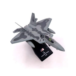 Aircraft Plane model 1/100 Scale Alloy Fighter F-22 US Air Force Aircraft - Photo Color