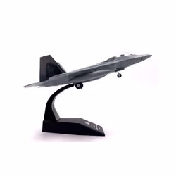 Aircraft Plane model 1/100 Scale Alloy Fighter F-22 US Air Force Aircraft - Photo Color