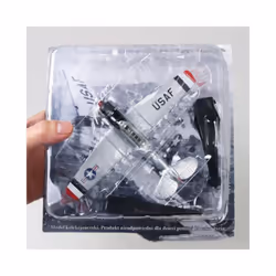1/72 scale WWII USA 1953 T6 LT-6G Texan Fighter Navy Army fighter aircraft - White